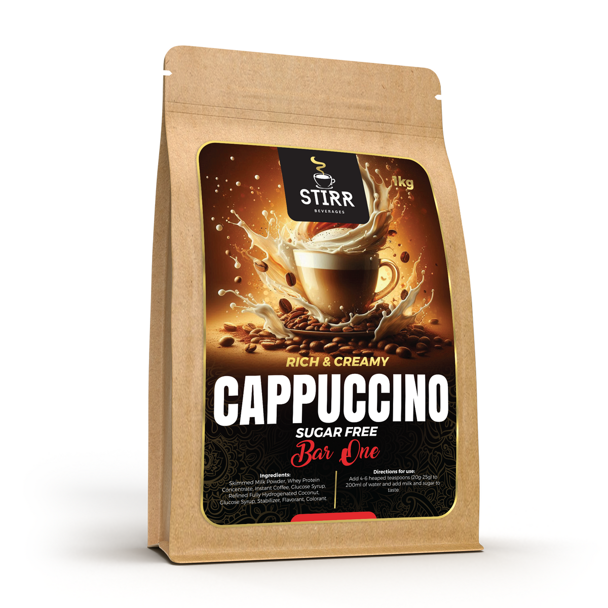 Sugar Free Bar One Cappuccino Powder