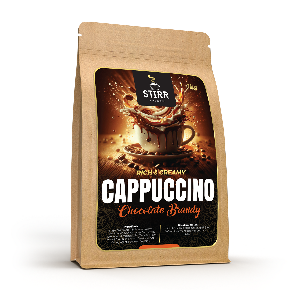 Chocolate Brandy Cappuccino Powder