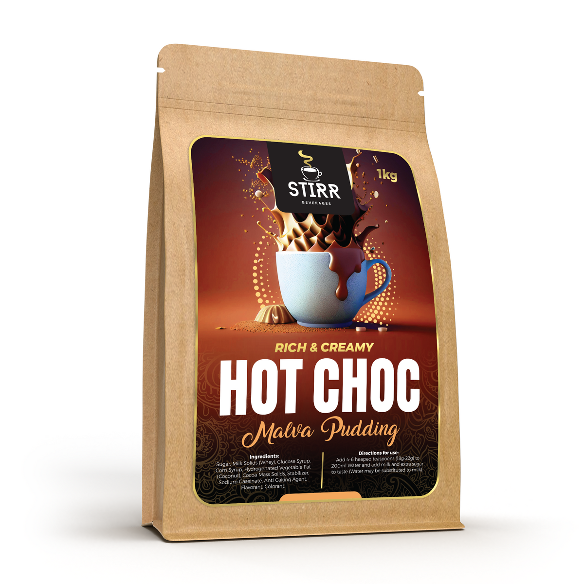 Malva Pudding Hot Chocolate Powder